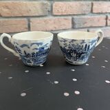 2 petites tasses anciennes en porcelaine anglaise