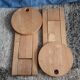 Paire de tabourets pliables Adrien Reed vintage