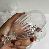 Crystal wine glasses