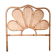 Vintage rattan headboard 1 person 90 cm