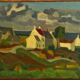 Tableau vue de la presqu’île de Quiberon, Denise Dexarch 1966
