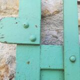 Riveted plain iron gate