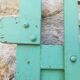 Plain riveted iron gate