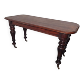 Solid mahogany console table