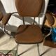 Set of 2 vintage skai chairs 60's/70's
