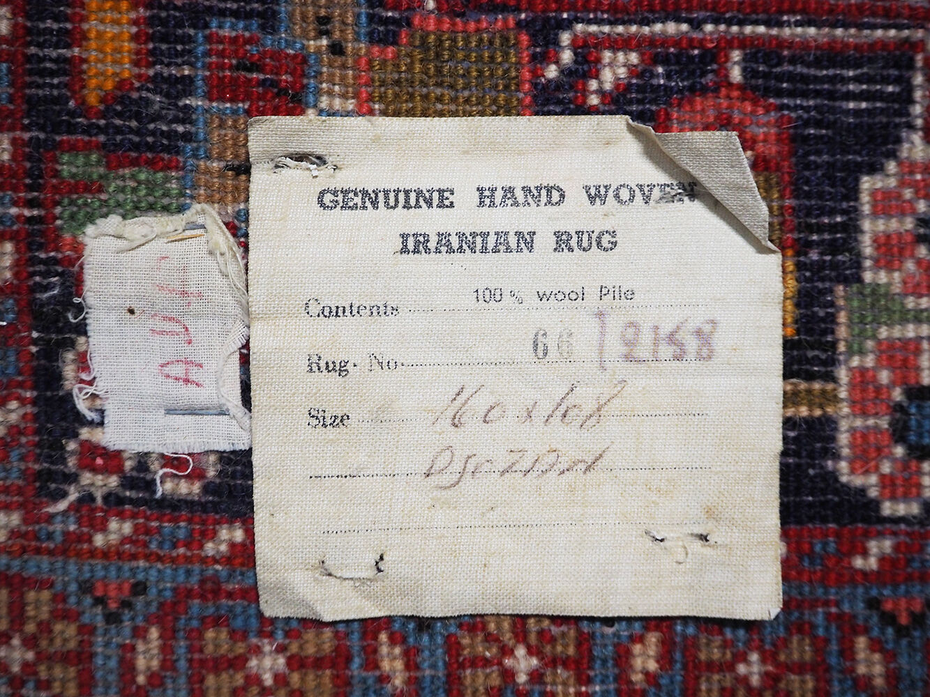 Persian carpet Djozan vintage, 108x160cm