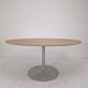 Large Oval Dining Table in Oak by Pierre Paulin for Artifort, 2018