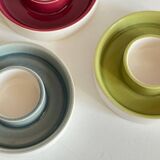 BOUGEOIRS Cracked Ceramic Candle Holder