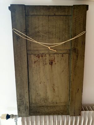 Miroir Trumeau - De style louis Xvi - En Bois Sculpté Et Laqué - 71x45cm