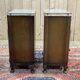 Pair of English oak bedside tables from the 1950s.