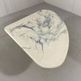Artificial marble coffee table side table 1980’s