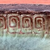 Danish studio pottery bowl from the mid-century by Jytte Trebbien and Harry Nielsen for Tusbo, 1960s.