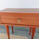 bedside table with spindle legs, vintage 70s
