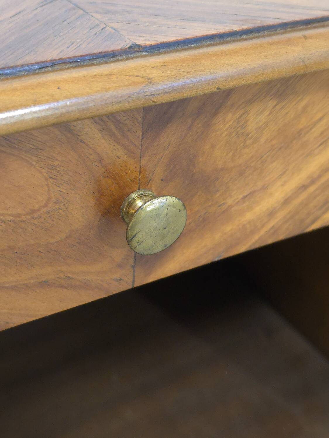 Louis XV style marquetry bedside table