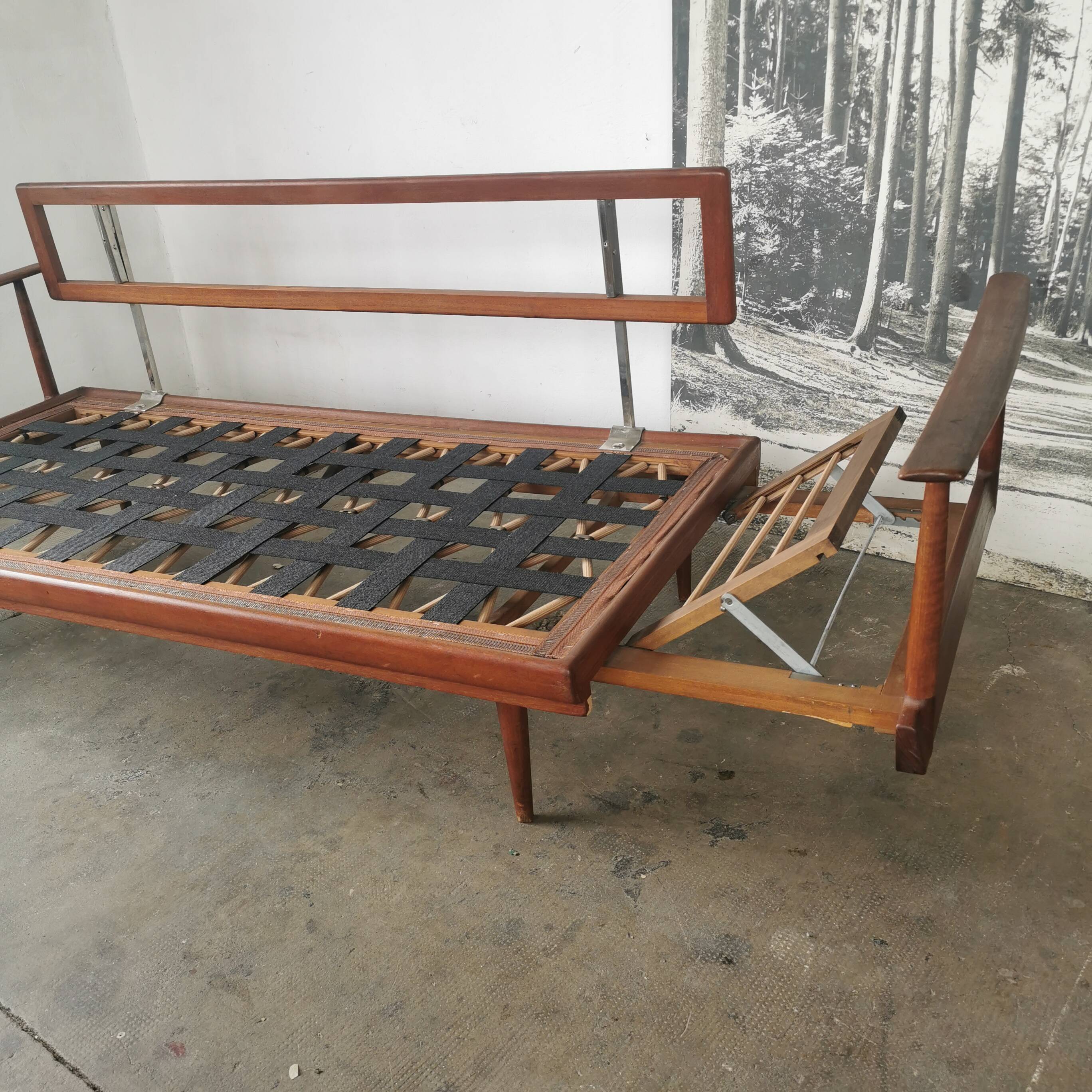 Bench, daybed knoll Antimotte vintage 60s