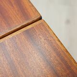 Table basse en acajou, design danois, années 1970, production : Danemark