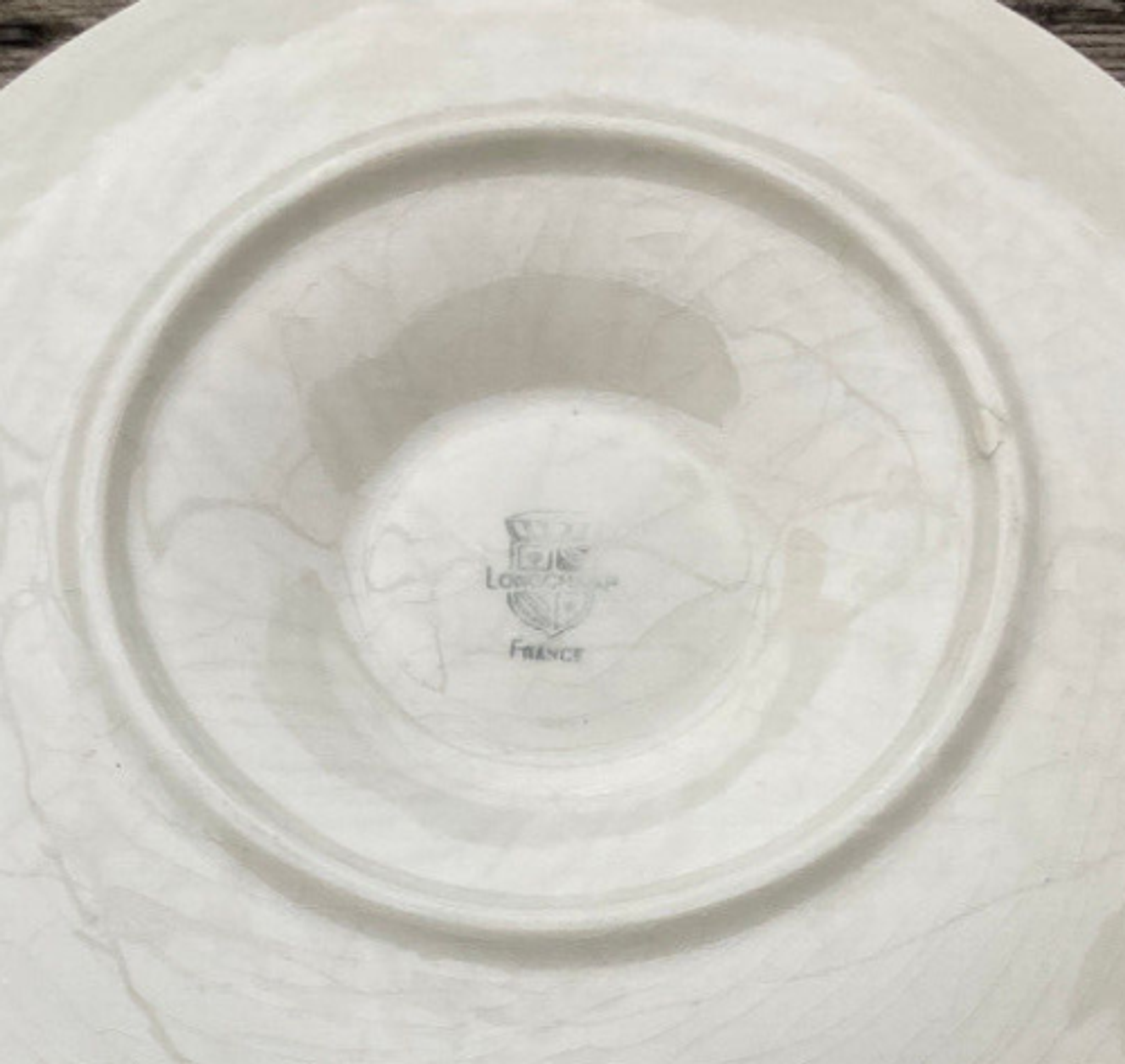 Service 6 shellfish plates - Longchamp Blanches slip