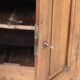 Rare: walnut display cabinet (circa 1900). Very beautiful patina.