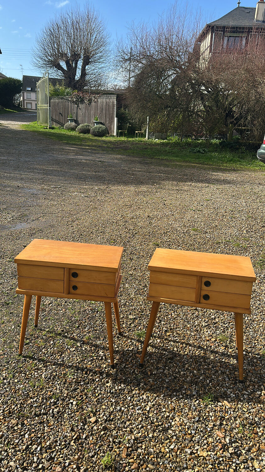 Scandinavian bedside tables