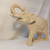 Large Art Deco ceramic white elephant from the 60s