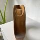 Vase sculpture en bois