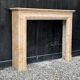 Louis XIV style fireplace in yellow Trets marble circa 1880
