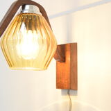 Mid-century Wall Lamp by Drevo Humpolec, 1960’s.