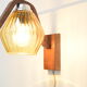 Mid-century Wall Lamp by Drevo Humpolec, 1960’s.