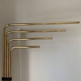 Vintage 1970s adjustable gold floor lamp designed by Goffredo Reggiani