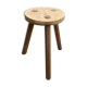 Brutalist tripod farm stool 1950