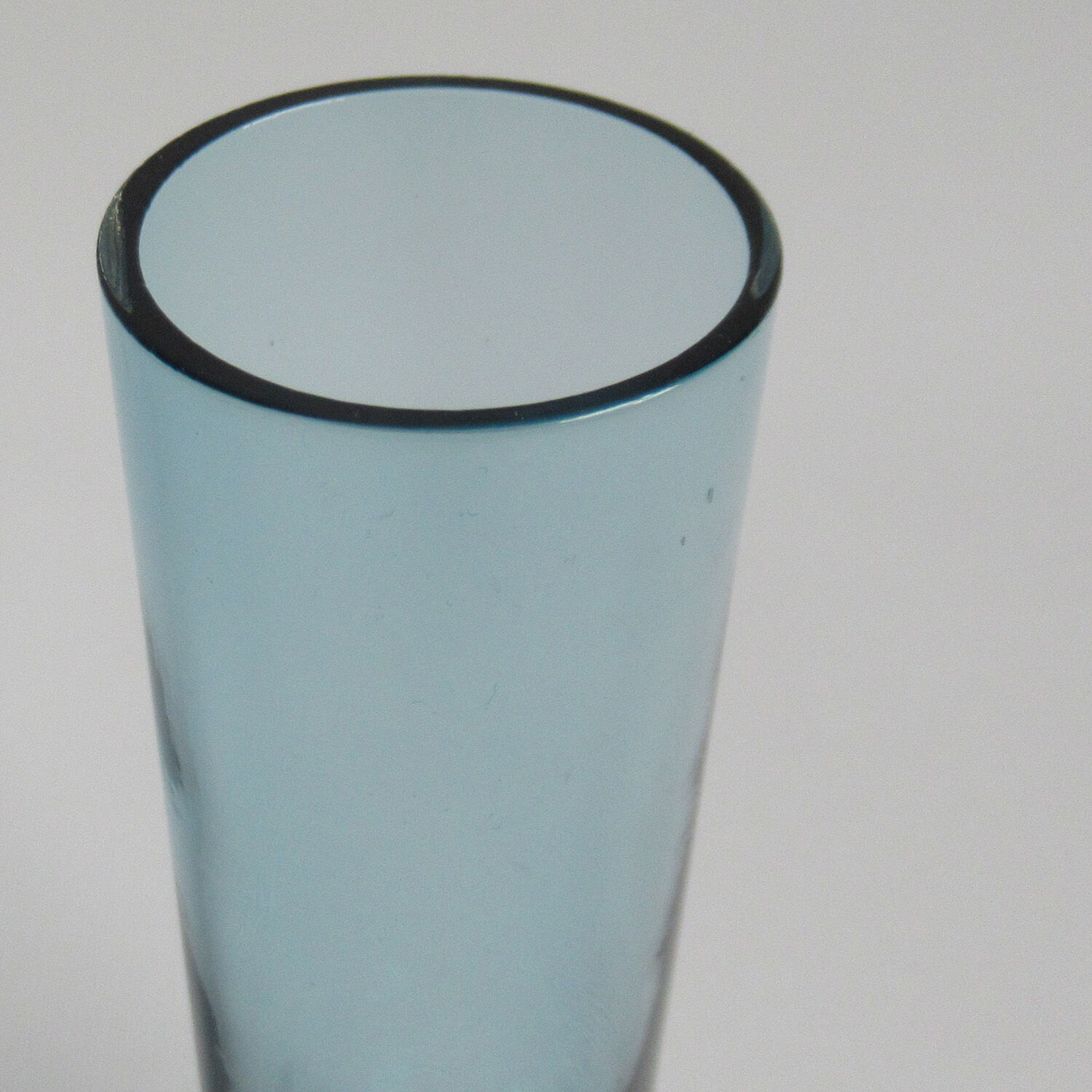 Vintage coloured glass cylinder vase