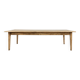 Grande table de ferme rustique en bois d'orme, France vers 1800