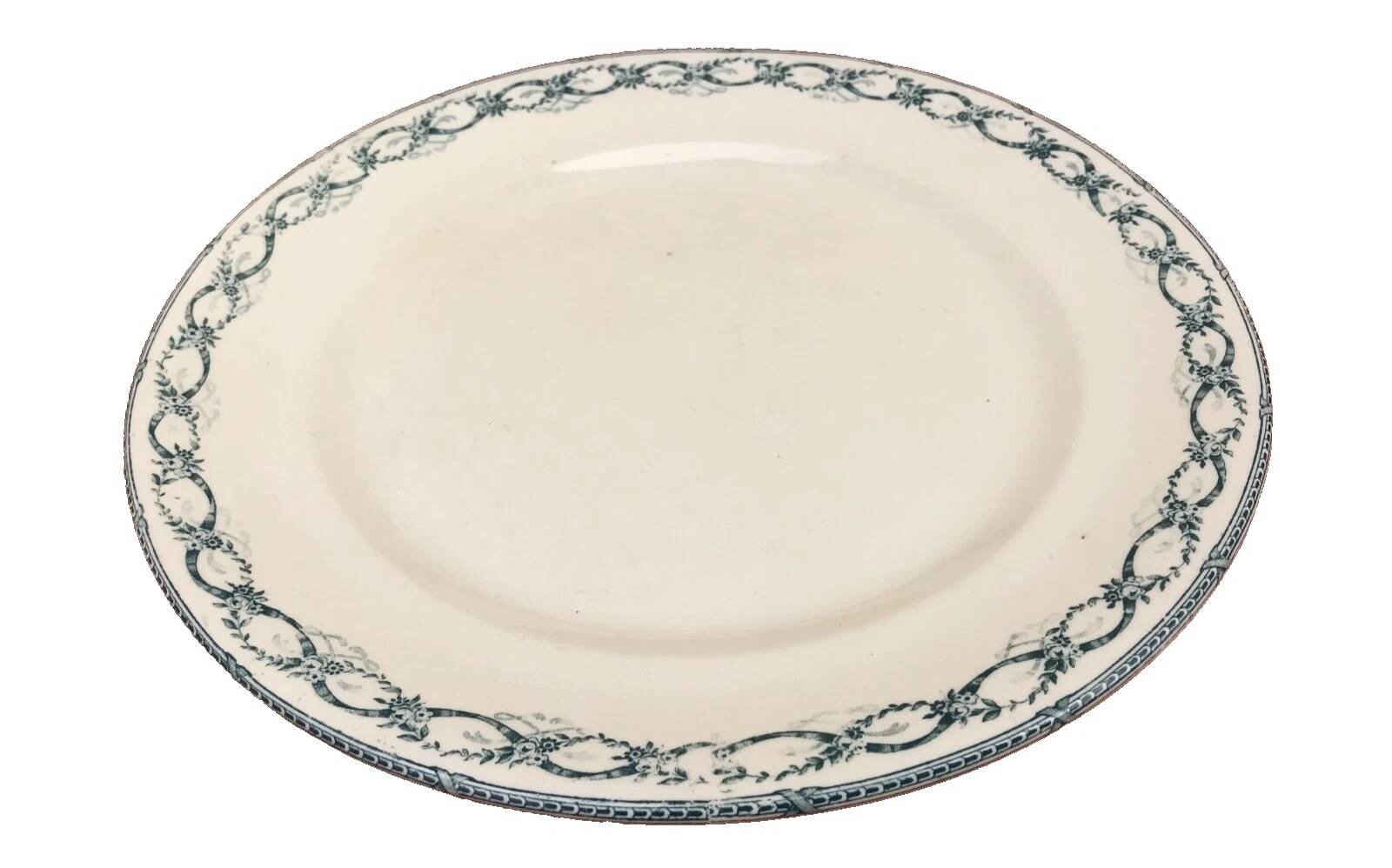 Service plate Faïence R&A (Rigale and Ameline) Salins Model Récamier