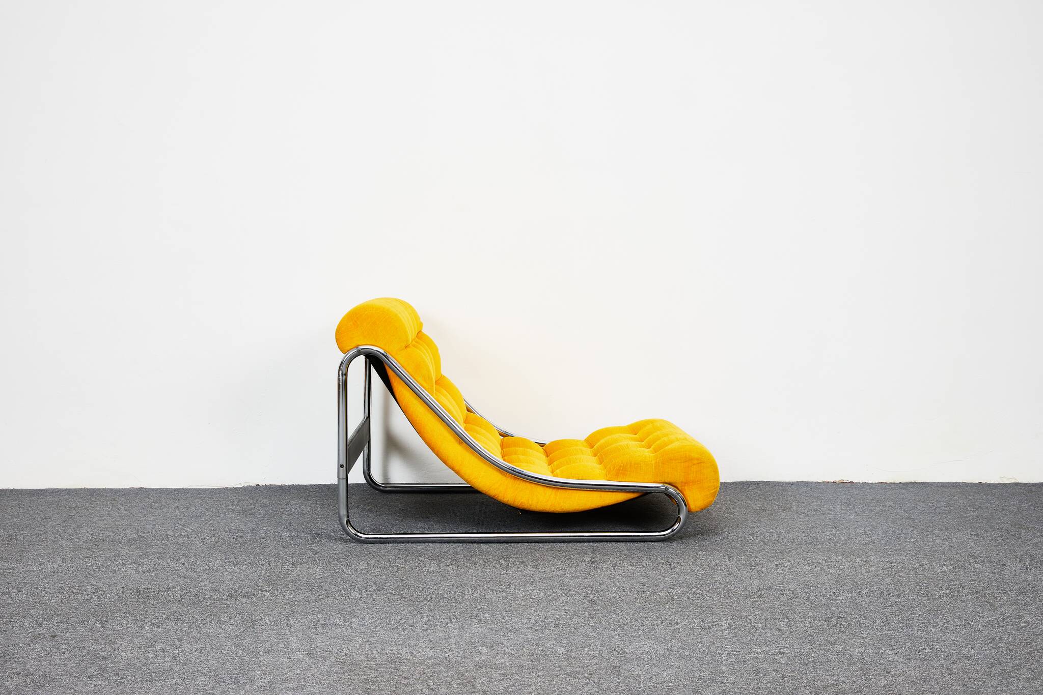 Fauteuil lounge vintage Impala jaune par Gillis Lundgren pour IKEA, Suède, 1972
