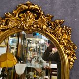 Golden vintage mirror - 180x68cm