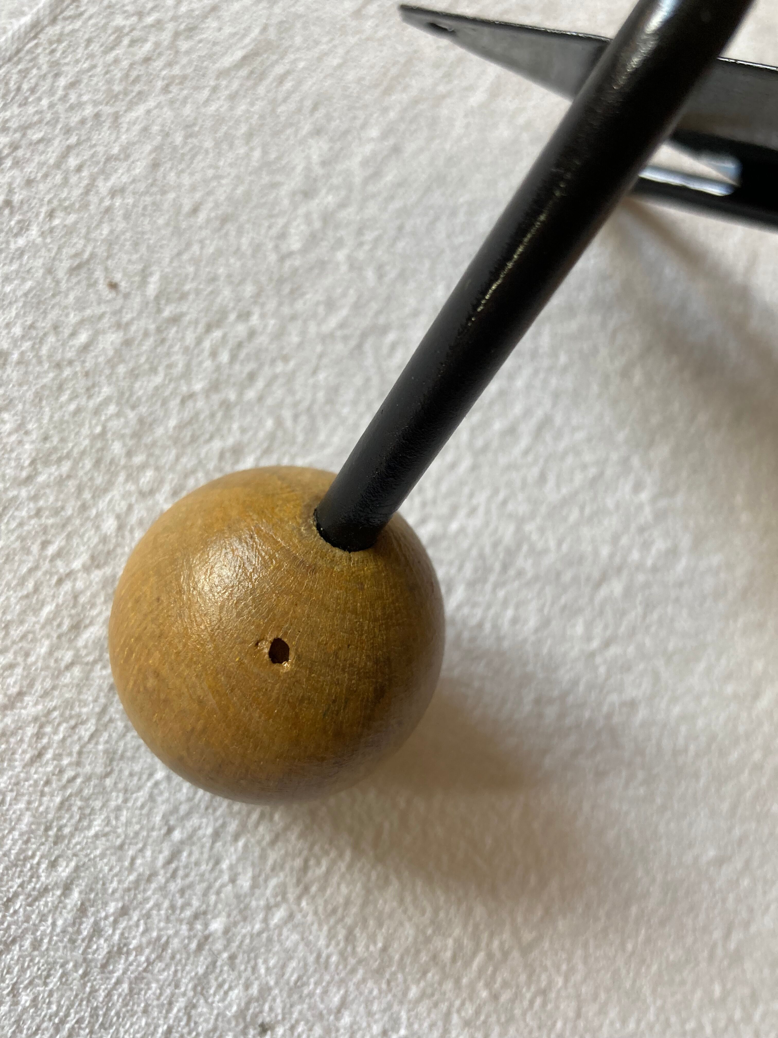 Vintage triangle hook 2 supports