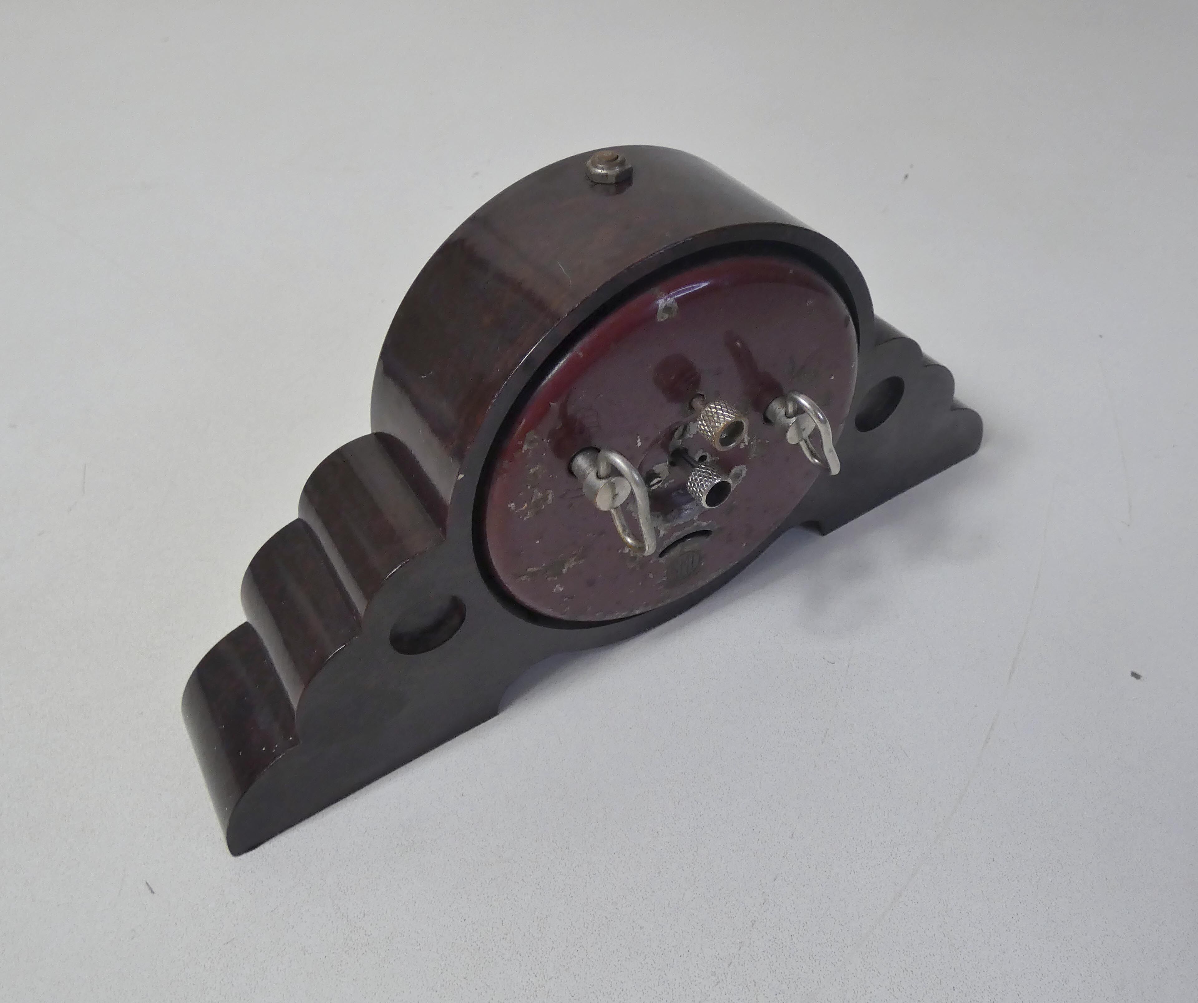 Vintage alarm clock in bakelite smi marseille