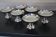 6 impeccable Guy Degrenne stainless steel bowls