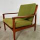 Living room set sofa armchair coffee table Scandinavian design 60s Swedish vintage teak