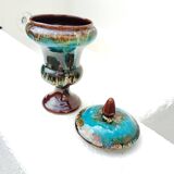 Vallauris vase in glazed ceramic