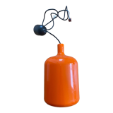 Hanging lamp bulb by bob design orange