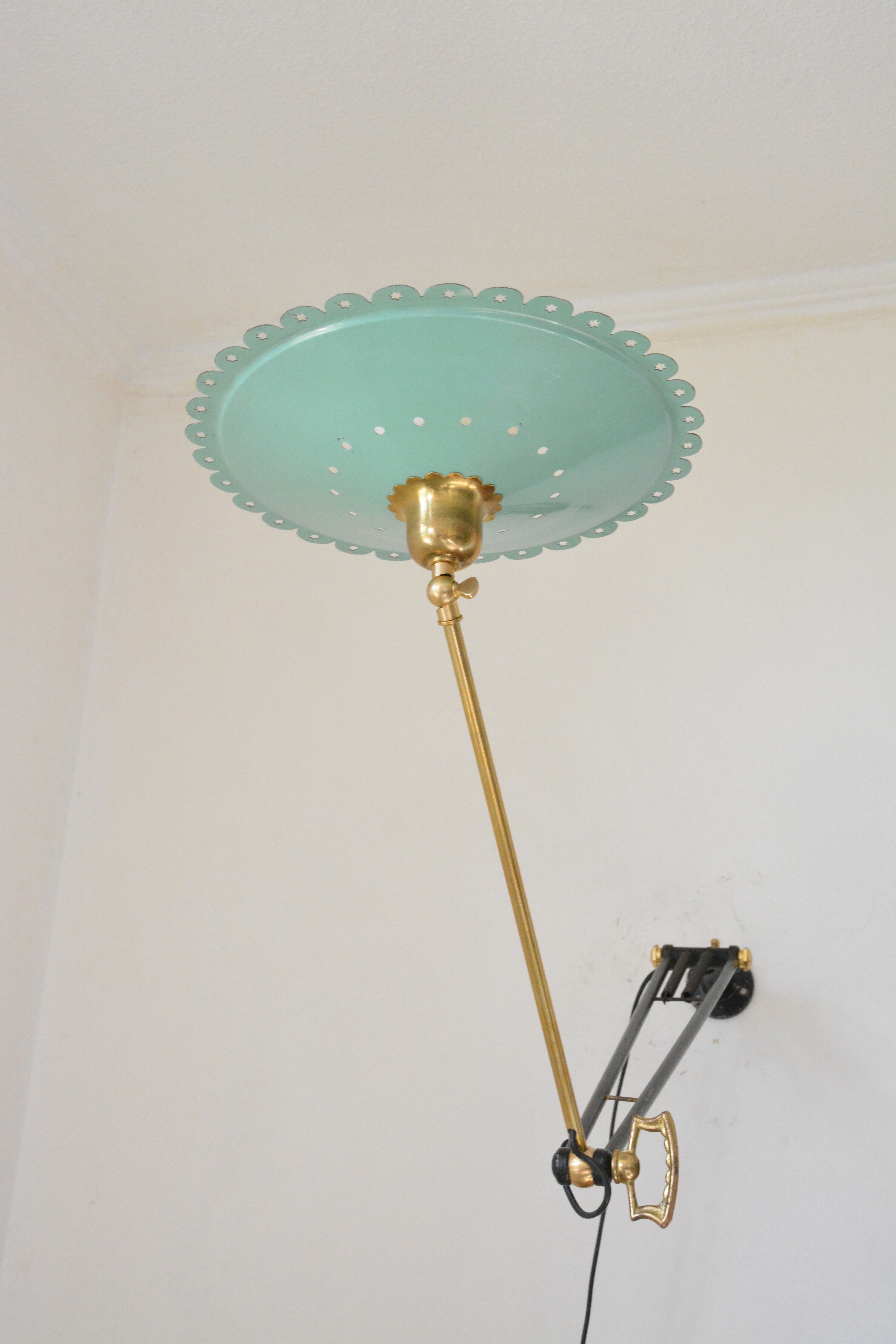 Italian wall lamp, 50s