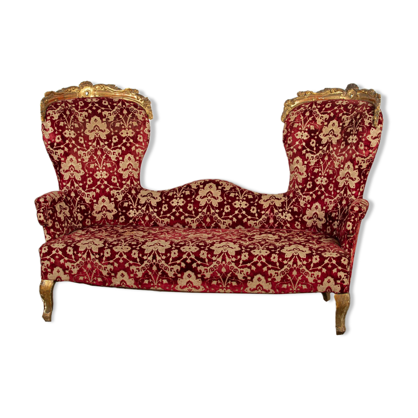 Baroque "loveseat" bench