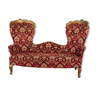 Baroque "loveseat" bench