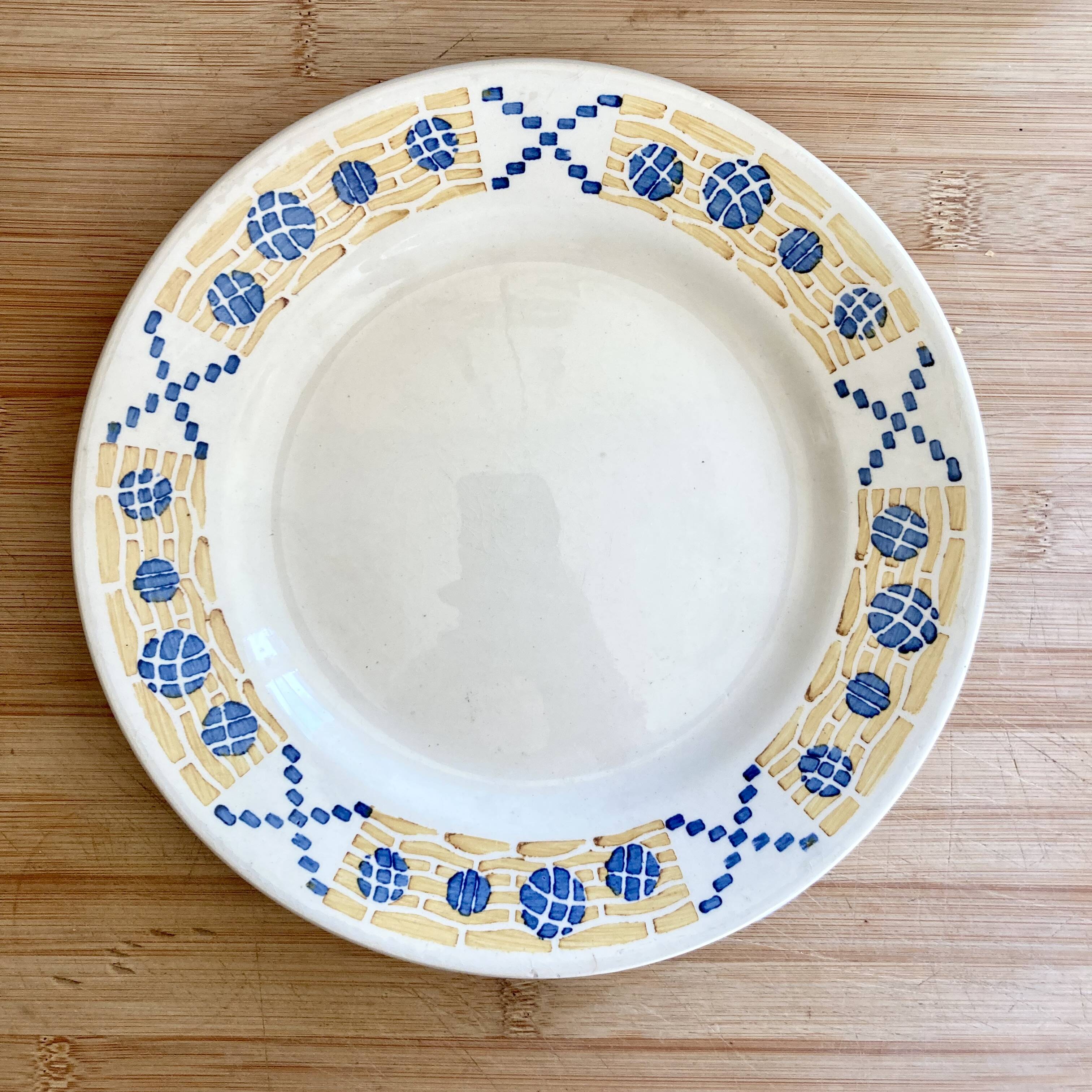 8 mismatched old plates