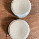 Green spotted ceramic ramekin