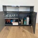 Habitat mouse grey lacquered sideboard