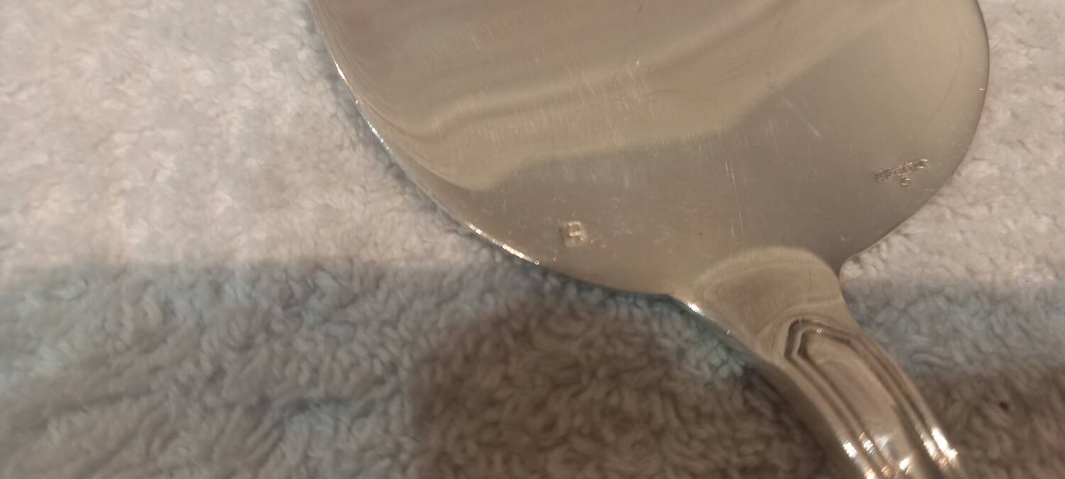 Ercuis silver-plated ice cream serving scoop, 24.6 cm