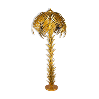 Lampadaire palmier doré or