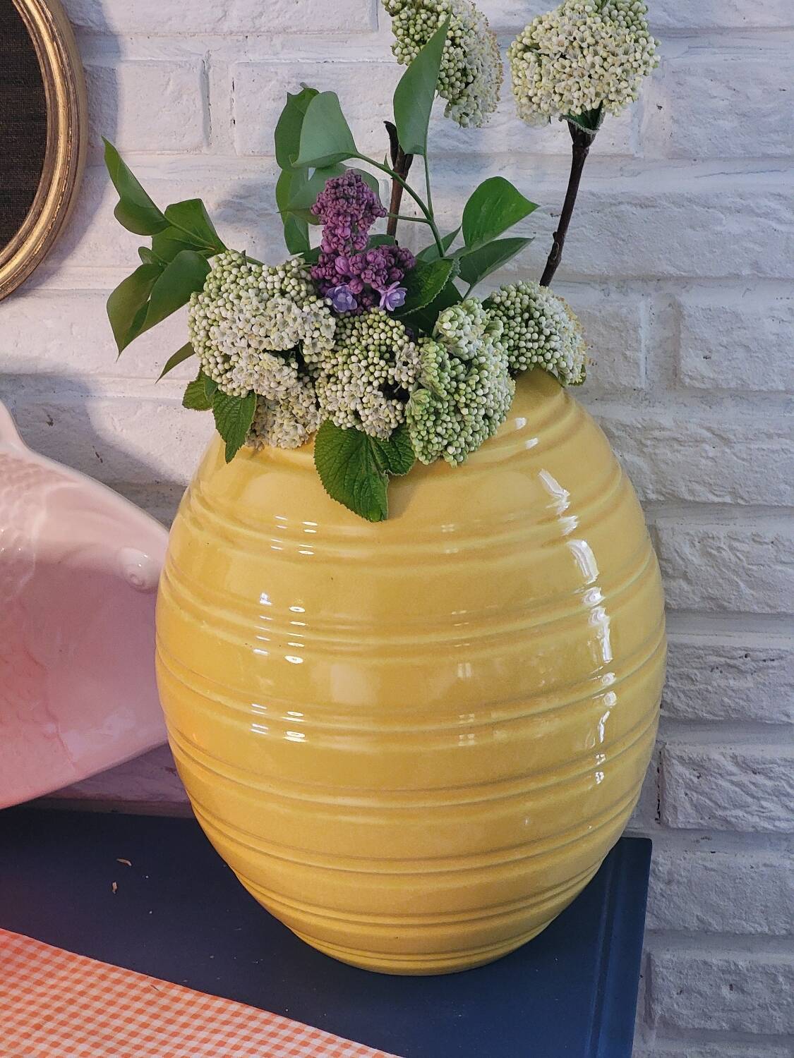 Yellow vase